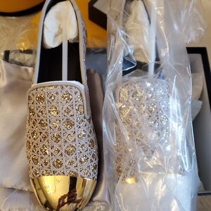 Giuseppe Zanotti Gold Dalila Loafer Size 36 Womens 6